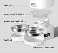ROJECO 4L Dispensador De Alimentos Para Mascotas Automático Con Botón Control Inteligente Para Gatos Y Perros Alimentos Secos - details 9