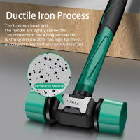 Martillo De Goma Multifuncional Para Azulejos Cerámicos Martillo De Cuero Suave Herramienta Profesional Para Obreros De La Construcción - details 5