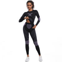 SSITO Conjunto de Mallas de gimnasio de Seco rápido, ropa de Esquí de DOT sin Costura para el invierno, ropa y pantalones de Seco rápido para correr, deporte y ciclismo - details 23