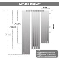 Cortinas De Blackout Tejidas 100% Poliéster Para Sala De Estar Y Dormitorio Con Cierre De Anillas Diseño Moderno Y Grueso Para Invierno - details 1