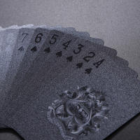 Nuevas Cartas De Poker Negras Impermeables En PET/PVC Para Juegos De Mesa Y Souvenirs Del Turismo Juego De Cartas De Mesa Para Adultos - details 6
