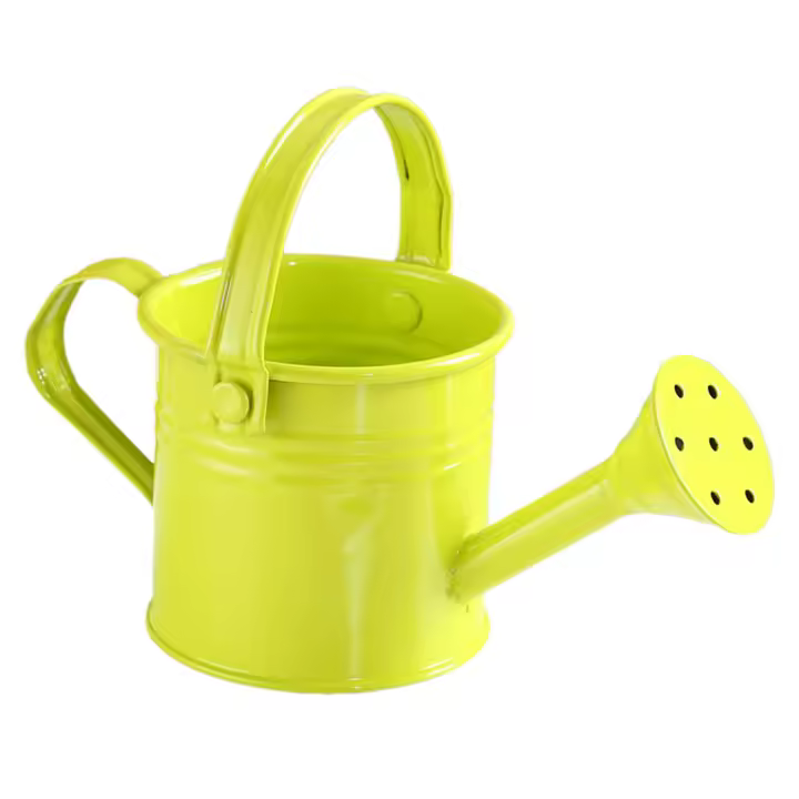 1PC Vaso De Riego De Metal Para Jardín Y Flores Pequeño Con Gran Capacidad Para Niños Y Adultos Para Rociar Plantas - 1