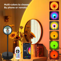 Lámpara Inteligente De Puesta De Sol Tuya Luz Nocturna Proyector De Puesta De Sol Decoración De Habitación Control Remoto Con APP Smart Life Regalo De Cumpleaños - details 1