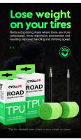 Tubo Interno De Bicicleta Ultraligero CYCLAMI 30g TPU Ruta Bicicleta Válvula Francesa Tamaños 45mm 65mm 85mm Pieza Por Pieza - details 4