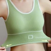 Sujetador Deportivo De Yoga Para Mujer En Tubo Con Espalda Profunda Y Forma De D-Shaped Sin Anillo De Acero Talla Única Todo Ajuste Base - details 12