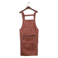 Delantal De Cocina Resistente Al Agua Y Aceite De Color Sólido Moda Para Hombres Y Mujeres Delantal De Trabajo Sin Mangas Para El Hogar - details 11