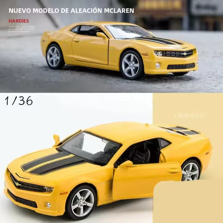 Chevrolet Camaro Clásico De 1:36 Coche Deportivo De Aleación Modelo De Metal Para Colección Juguete Para Niños Simulación Alta - 1