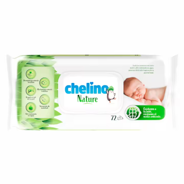 CHELINO NATURE TOALLITAS 72 U - 1