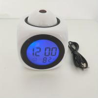 Reloj De Alarma Con Proyección LED Multifuncional Reloj De Voz Para El Hogar Material Plástico Pantalla Digital Moderna - details 5