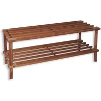 Zapatero de Madera Natural. Estantería Disponible en 2 tamaños, Zapatero de Pie, Estante de Almacenamiento para Zapatos, Organizador para el Hogar, Accesorios - details 6