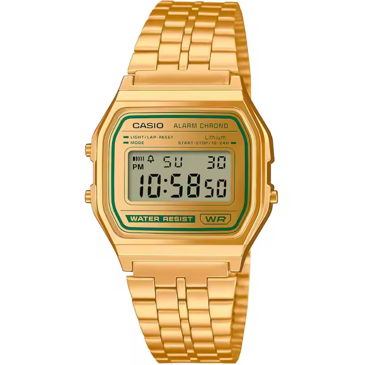 Casio Reloj A158wegv-9aef Dorado Unisex - 1