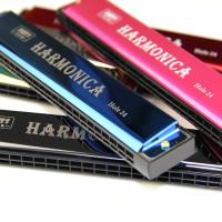Harmonica De Octava Ajustable 24 Agujeros Key De C Con Estuche 4 Colores Instrumento Musical Metálico Mejorado 2022 - details 1