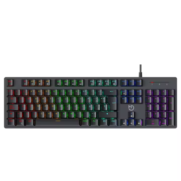 Hiditec - GK400 ARGB teclado Juego USB Negro GKE010004 - 1