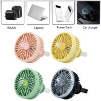 Ventilador USB de 3 velocidades para Coche, con ventilación para vehículos Sedán y SUV, con Luz Pink LED. - details 4