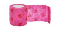 1/6/10Pcs Cinta Elástica Autoadhesiva De Corazón Rojo Para Deportes 4.8m Curita Para Dedos Rodilla Y Juntas De Muñeca - details 1
