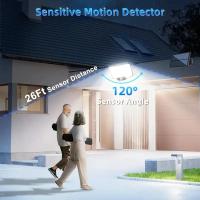 Lámpara Solar Exterior Con Sensor De Movimiento 234LED Luz De Seguridad Impermeable Para Jardín Y Garage Modos Múltiples Luz De Pared Solar Moderna - details 4