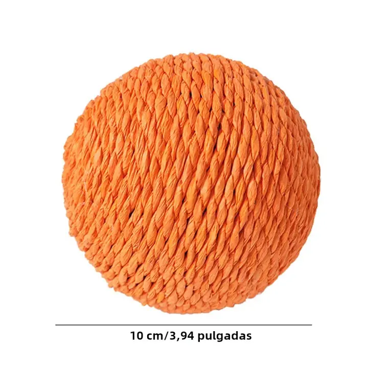 Juguete Interactivo Para Gatos 10CM Pelota De Rasguño En Sisal Para Moler Patas Juguetes De Rascador Resistente Al Desgaste Accesorios Para Muebles De Mascotas - 1