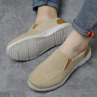 Zapatos De Lona Transpirables Para Hombre Verano Mocasines De Caminar Comodidad Al Aire Libre Slip on Clásicos Loafers Para Hombre - details 8