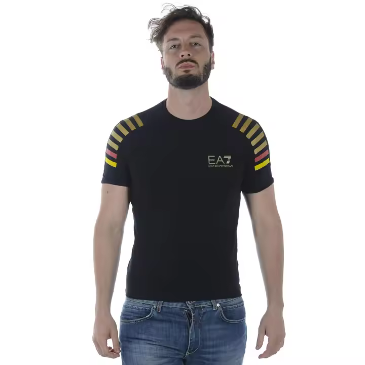 Emporio Armani EA7 Camiseta Algodón Hombre Negro 3 ZPTA8PJM5Z 1200 - 1