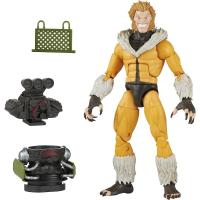 Figura de Sabretooth de los X-Men Legends Marvel Series Hasbro 15 cm con 3 piezas de figura para armar a BONEBREAKER - details 0