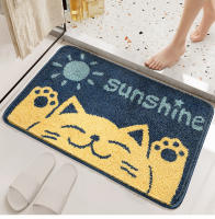 VIKAMA Alfombra De Baño Con Dibujos Animados Absorbente Y Antideslizante Para Toilette Y Puerta Del Baño Material De Poliéster Moderno Y Simple - details 14