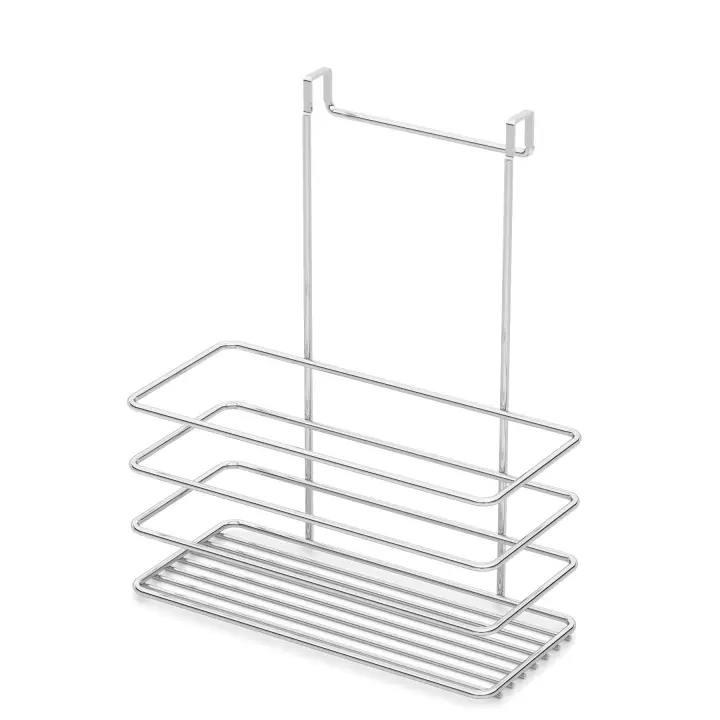 Repisa lateral mueble / Organizador. Colgable. Cromo. - 1