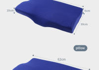 Almohada De Espuma De Memoria Para Dormir Orthopedic Slow Rebound Forma De Mariposa Alivio De Cuello Suave Relajante Estirador Cervical - details 3