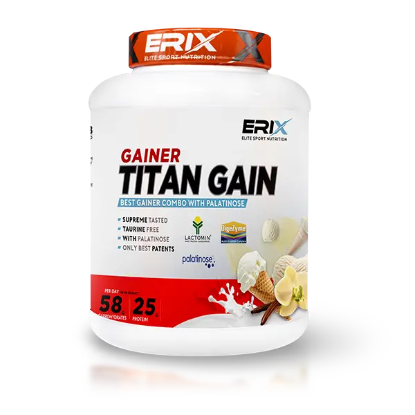 ERIX NUTRICION | TITAN GAINER 3KG | Proteína en Polvo Alta en Calorías | Ganar Masa | Ganar Peso | Recuperación Muscular | Carbohidratos Complejos - 1