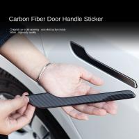 Cubierta De Manija De Puerta Para Tesla Model Y 3 /3+ Highland 2017-2025 Accesorios De Fibra De Carbono Real Kit De Adornos Exteriores Para Coche - details 1