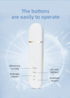 KOCOZA Scraper De Piel Facial Espátula Para Limpiar Poros Y Eliminar Quemaduras De Acné Herramientas De Limpieza Profunda Del Rostro Con 4 Modos Blanco - details 2