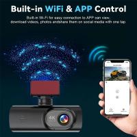 Cámara para coche de 2160P: 4 MP, ángulo de disparo de 170°, GPS, detección de colisiones, Wi-Fi, pantalla IPS de 1,5 pulgadas - details 5