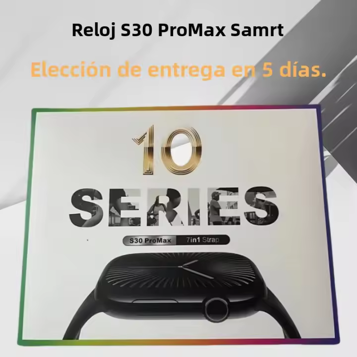 Reloj Inteligente S30promax 2025 Para Hombres Y Mujeres 7 Pulgadas Bluetooth BT Llamada Juegos Música Sin Cables Resistente Al Agua - 1