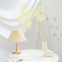 Hoja De Ginkgo Artificial Simulación De Hoja De Ventilador 1Pcs Para Decoración De Bodas Y Hogar Accesorios De Fiesta - details 12