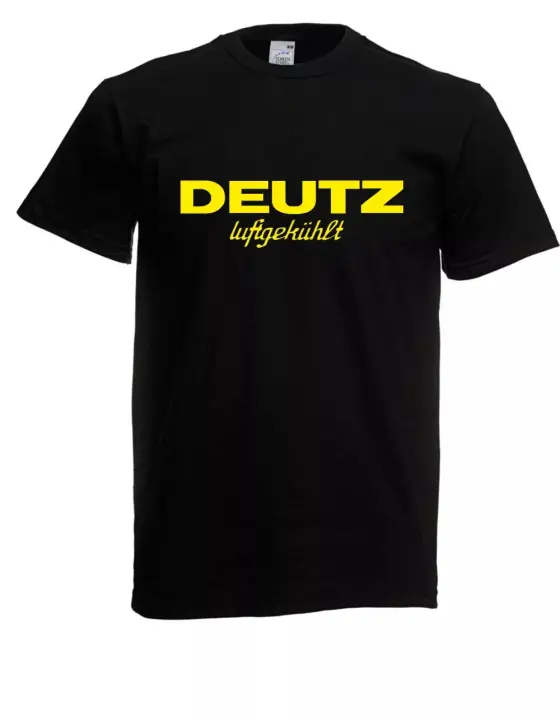 Camiseta De Algodón Puro De Alta Calidad Para Hombre Deutz Luftgekühlt Estilo Casual Cómoda Transpirable Para El Verano - 1