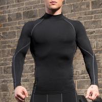 Camiseta De Compresión Para Hombre Con Estampado Anime Cuello Alto Manga Larga Guardia Contra Arrugas Capa Base De Gimnasio Ropa Deportiva Transpirable Y De Secado Rápido - details 7