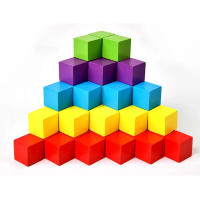 Juego De Construcción De Cubos De Madera Colorida Para Niños 50 Piezas Juguete Educativo Para Boys Y Girls Regalo De Cumpleaños Ideal Para Edades 3-12 Años - details 7
