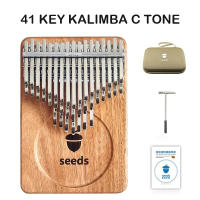 Kalimba De 41 Teclas Madera Okoume Tono C Precisión Profesional Acústico Piano De Dedos Tres Capas Útiles Para Principiantes Y Profesionales - details 1