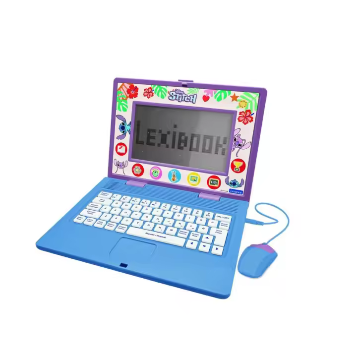 Portatil Stitch educativo bilingüe con 170 actividades (EN/ES) (Lexibook JC599Di2) - 1