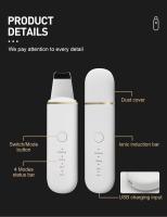 Limpia Puntos Negros Con Espátula Facial Hidratante 4 Modos Herramienta Profunda Limpieza Cutánea Remover Blackhead Skin Scrubber - details 8