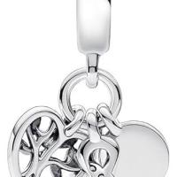 Pandora Moments - Colgante de plata de ley con circonita cúbica transparente，Incluye Caja Original - details 0