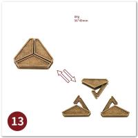 Juego De Rompecabezas Mágico De Metal Clásico IQ Juguete Estimulante Para Cerebro Desafío Inteligente Regalo Divertido Para Niños Y Adultos - details 12
