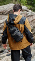 Bolsa De Pecho Táctica Para Camping Y Senderismo De Nylon Impermeable Para Hombres Bolsa Multifuncional De Deporte Al Aire Libre Con Sistema MOLLE - details 4