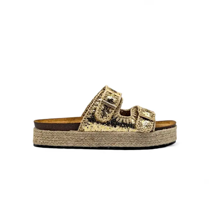 Calzados soraia, sandalias cuña con plataforma de yute, para mujer uso casual, ideal para un look de verano, Vacación Elegante De moda Bohemio Vacación De moda Guay Moda Oriental Elegante Trenzado Plain Bohemian Vacation Bohemio - 1