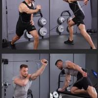 Manillar De Entrenamiento De Fuerza Con Solapa Integrado Para Ejercicios De Braza Y Mano Equipo De Fitness Y Pesas - details 5