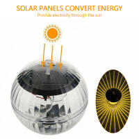 Lámpara Flotante Solar Para Piscina LED Impermeable Globo De Luz Decorativo Para Piscinas Estanques Fuente Jardín Fiesta Baño Decoración - details 6