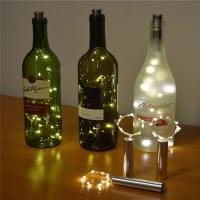 Cork LED Para Botella De Vino Con Luz Estelar De Cadena De Luz De Festivales Y Navidad Alimentada Por Batería Con Cable De Cobre Luz Nocturna - details 2