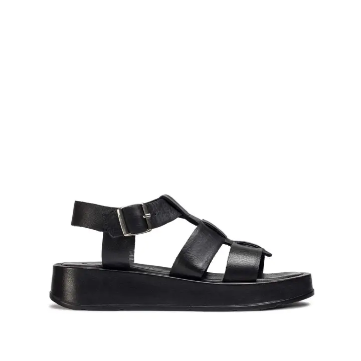 WONDERS  SANDALIA PIEL NEGRO - 1
