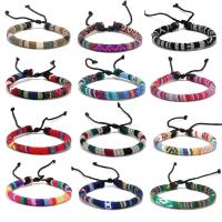Juego De 12 Pulseras Éticas De Colores Para Mujeres Y Hombres Bohemia Tejidas En Lona Moda Verano Joyería Unisex Geométrica - details 6