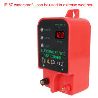 Controlador De Pulso De Alta Tensión Para Valla Eléctrica Impermeable Con Pantalla LCD Y Alarma De Alta Decibelios 10KM - details 4