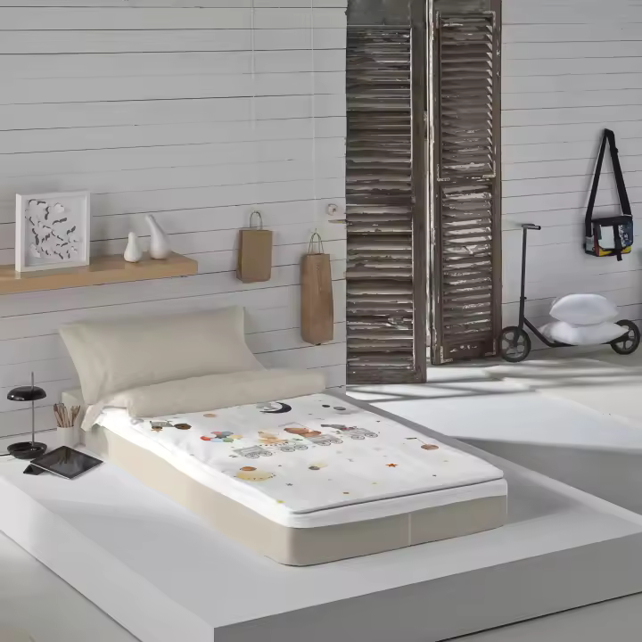 Naturals - Saco Nórdico Sin Relleno - Algodón Extrasuave - Incluye Sábana Bajera unida con cremallera + Funda de Almohada - Cama 90 - 1